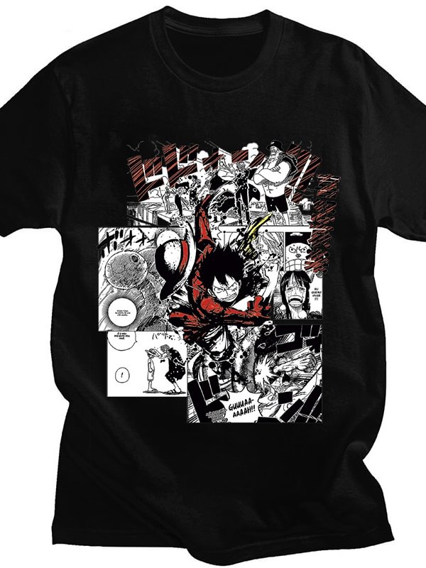 Ardent Youth Anime Printed Loose T-shirt