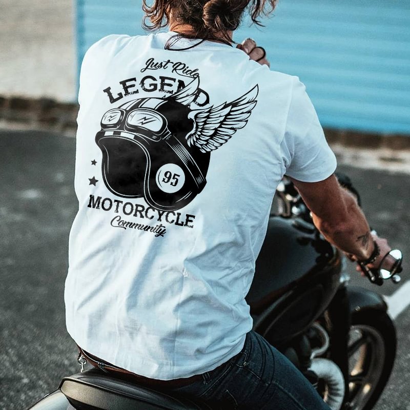 Motorcycle helmet print t-shirt designer - Krazyskull