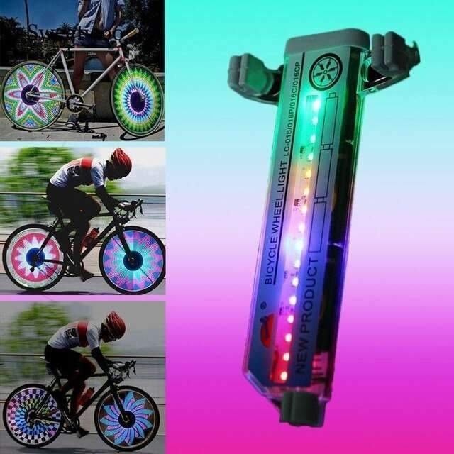 LED Waterproof Bicycle Spoke Tire Light （Change patterns according to speed）