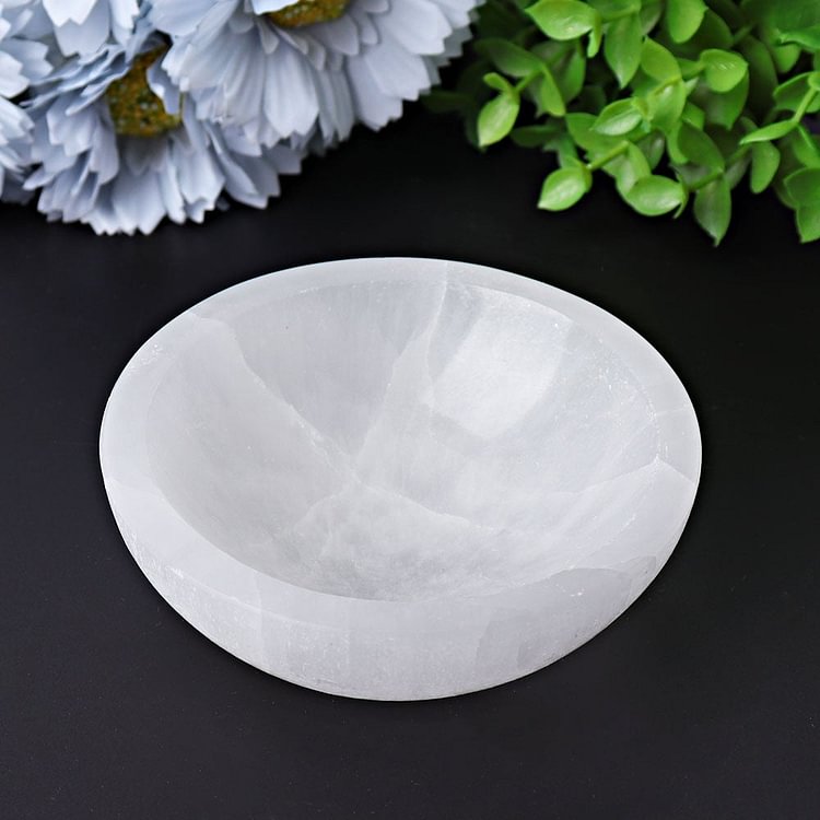3.8" Selenite Bowl Crystal Carving Crystal wholesale suppliers