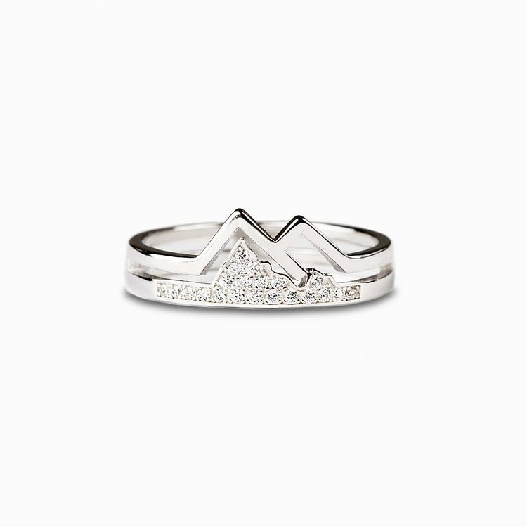 Try Again Pavé Mountain Ring