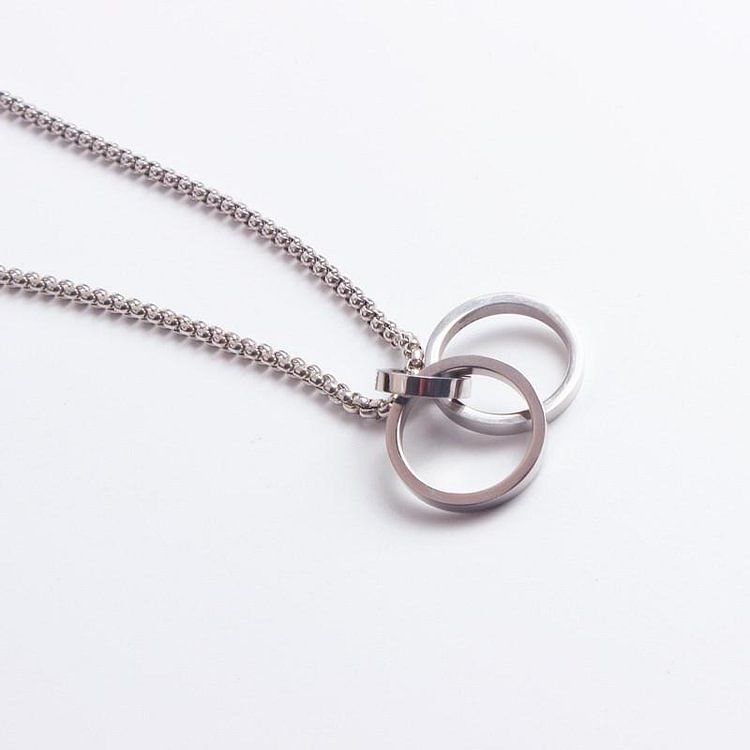 BrosWear Double Ring Necklace
