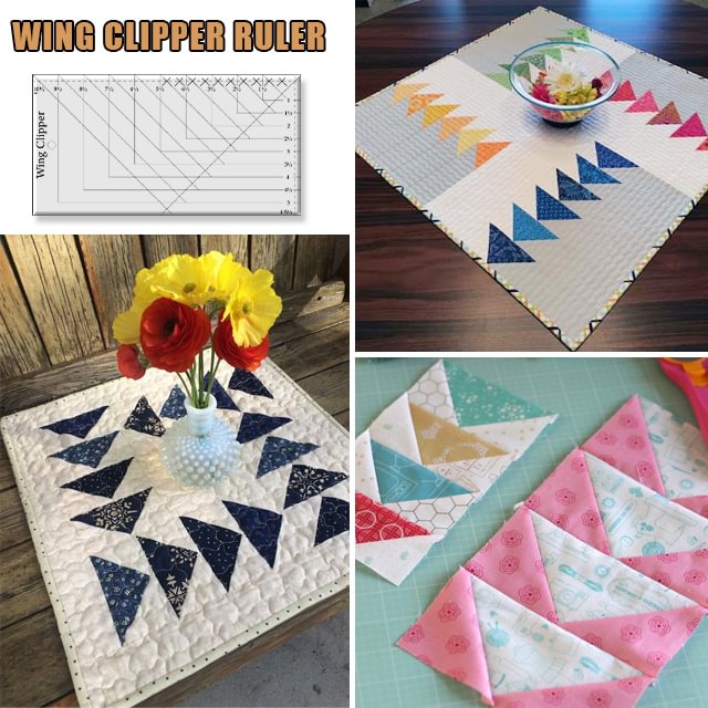 Wing Clipper Ruler for Making Perfect Flying Geese