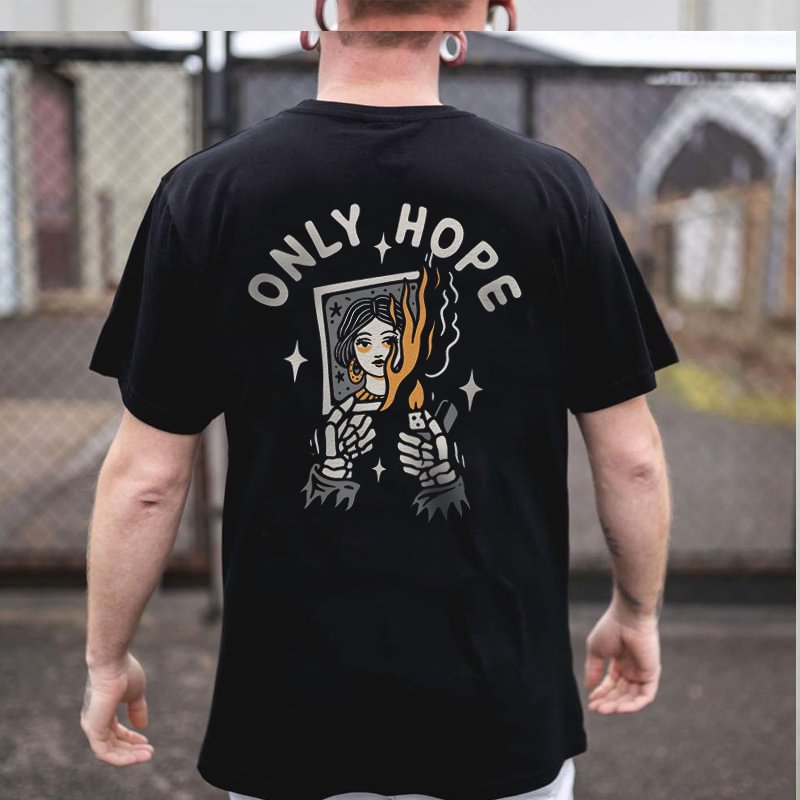 Only Hope Hand Of God Studio Printed Casual Men's T-shirt - Krazyskull