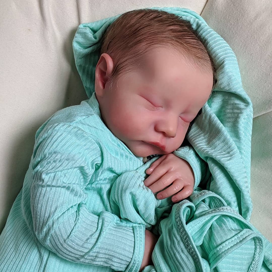 Silicone Mini Reborns 12''  Lifelike Melissa Sleeping Reborn Baby Dolls 2022