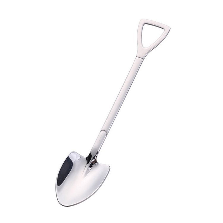 Stainless Steel Coffee Spoon Retro Ice Cream Shovel Tableware Kitchen Set