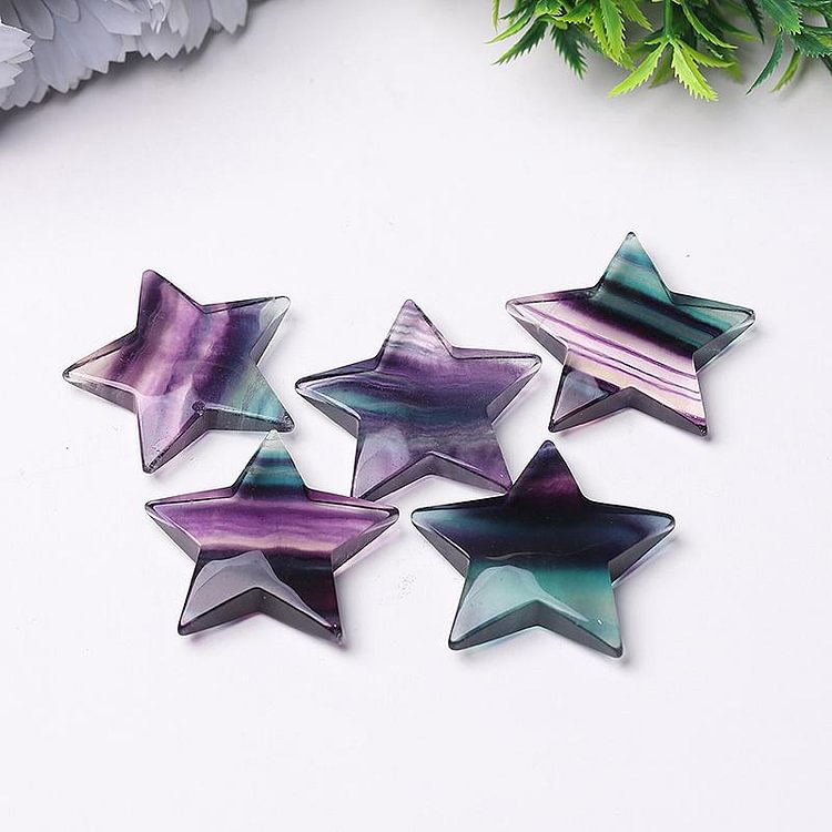 2" Fluorite Star Crystal Carvings Crystal wholesale suppliers