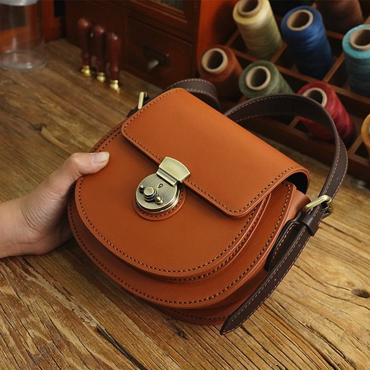 Genuine Leather Saddlebag DIY Kit