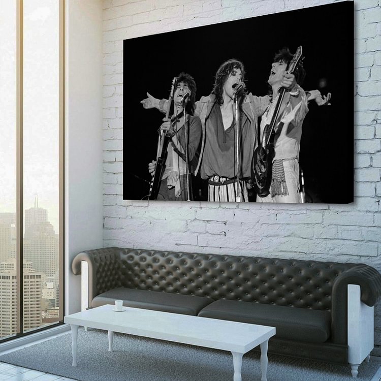 The Rolling Stones Live Concert Canvas art