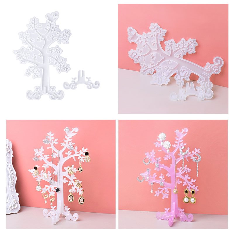 Resin Mold for Tree Jewelry Display Stand