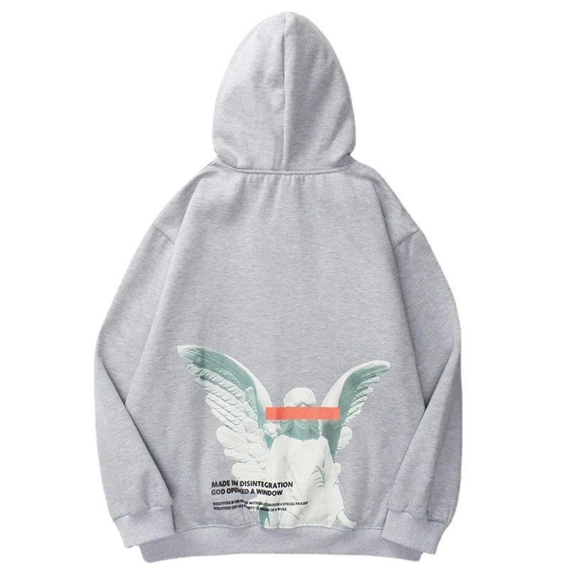 Angel God Printed Hoodie Sweatshirt / Techwear Club / Techwear