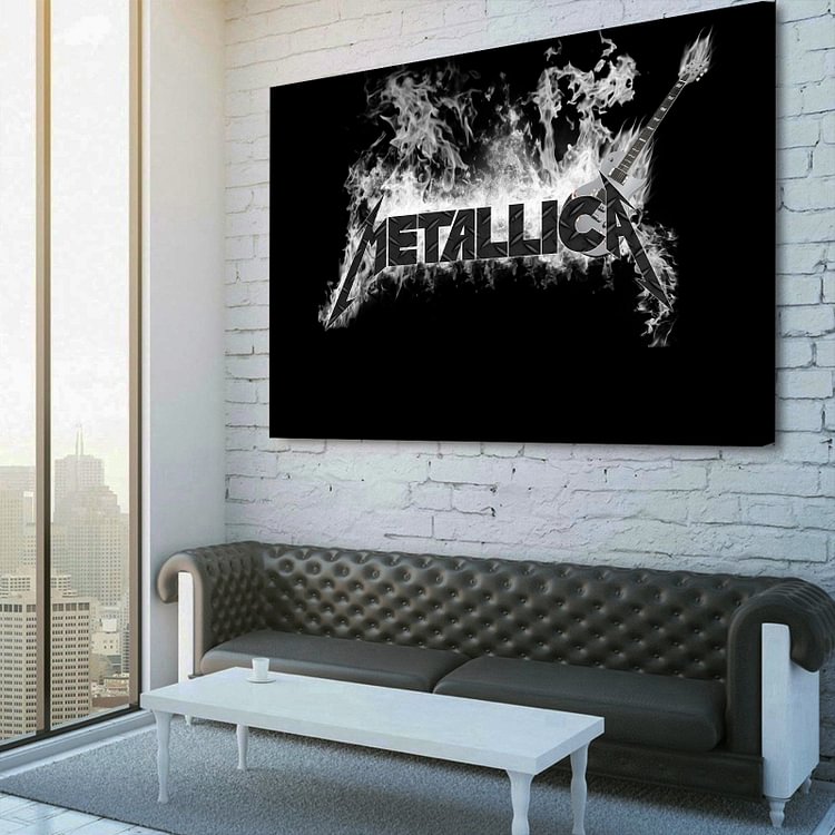 Metallica Rock Band Canvas Wall Art