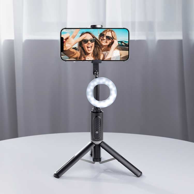 Laptop Zoom Meeting Video Calls Selfies Streaming Makes up Portable Rechargeable Clip-on Ring Light with 48 LEDs for Mobile ATUMTEK Selfie Ring Light for Phone with 3 Light Temperatures 
