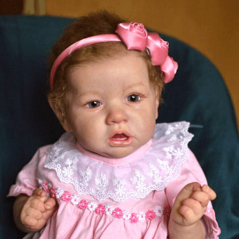 Real Life 20'' Silicone Reborn Babies Toddler Doll Girl Khloe, Nursing Play Gift Toy 2022 -Creativegiftss® - [product_tag]