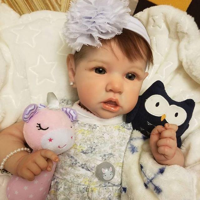 12'' Look Like Real Giuseppina Mini Silicone Dolls Sweet Reborn Baby Girl Doll by Creativegiftss® Exclusively 2022 -Creativegiftss® - [product_tag]