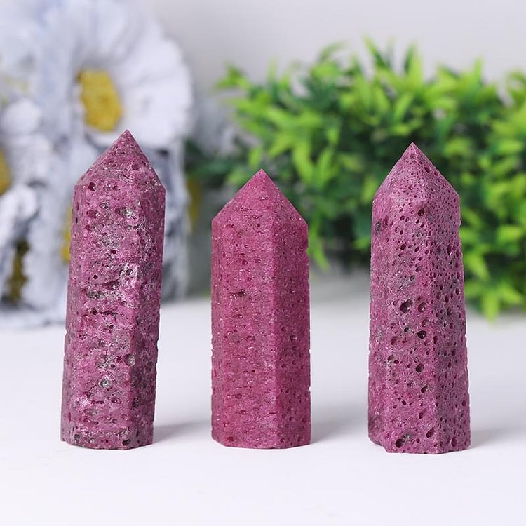 Ruby Honeycomb Towers Points Bulk for Collection Crystal wholesale suppliers