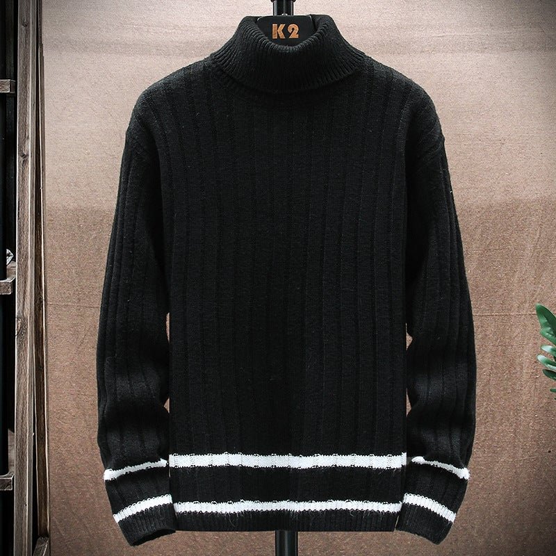 Men's High Neck Warm Sweater-Corachic
