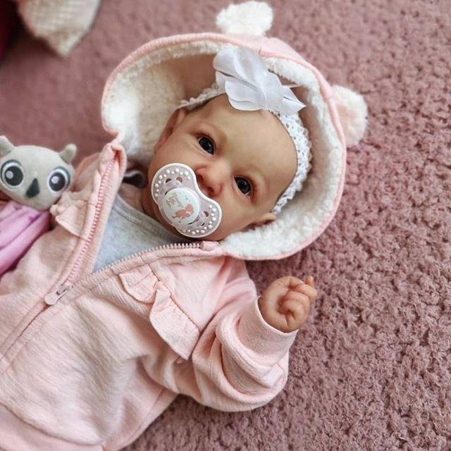 Lifelike Realistic Mini Toddler Doll, 12'' Sweet Reborn Baby Girl Doll Mira by Creativegiftss® 2022 -Creativegiftss® - [product_tag]