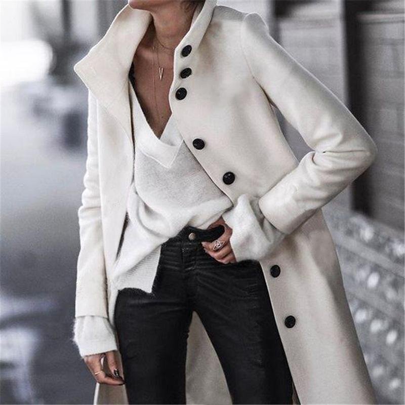 long woolen overcoat