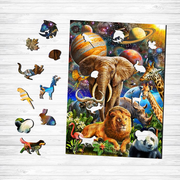 Zoos Wooden Jigsaw Puzzle