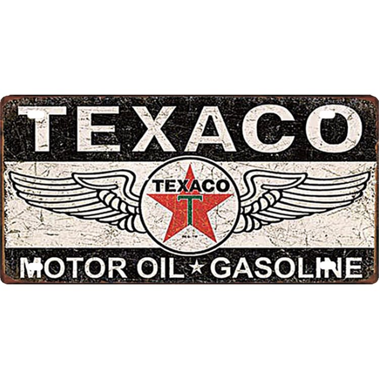 TEXACO Oil-License Tin Signs