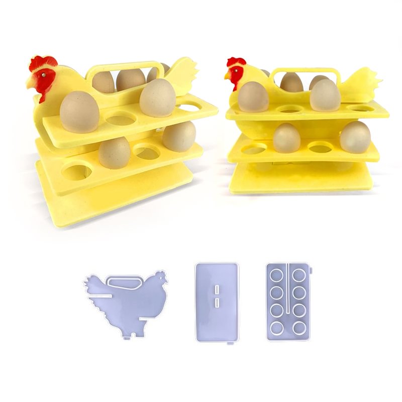 Egg Storage Rack Silicone Resin Casting Mold