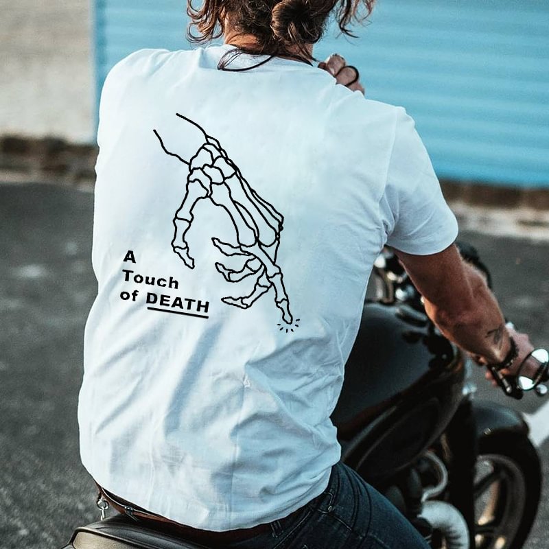 UPRANDY A Touch Of Death Printing Men's T-shirt Designer -  UPRANDY