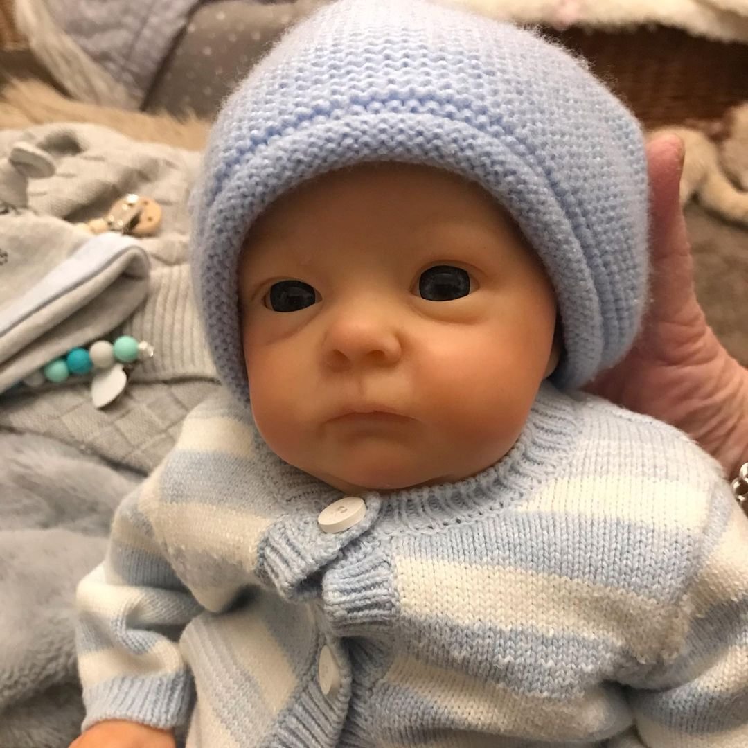 17'' Real Lifelike Reborn Baby Doll Named Dylan