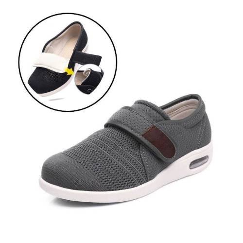 Wide Width Shoes For Seniors, Anti-slip, Easy on & off Plus Size Shoes