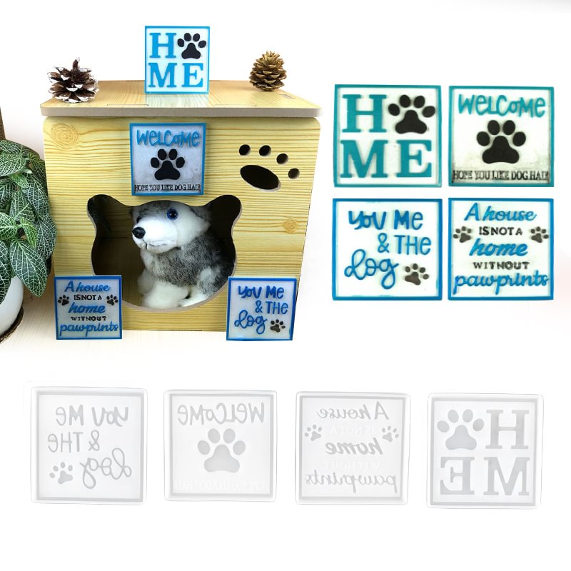 Dog House Decorations Resin Mold