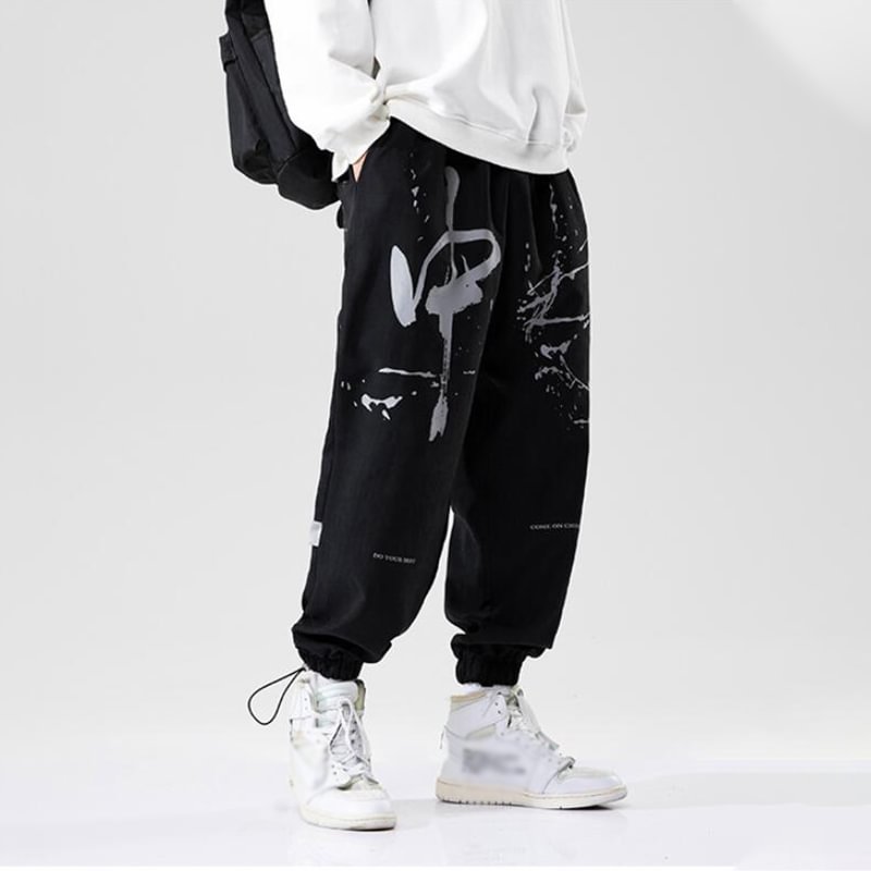 Project-X  "Ink Mark" Printed Pants