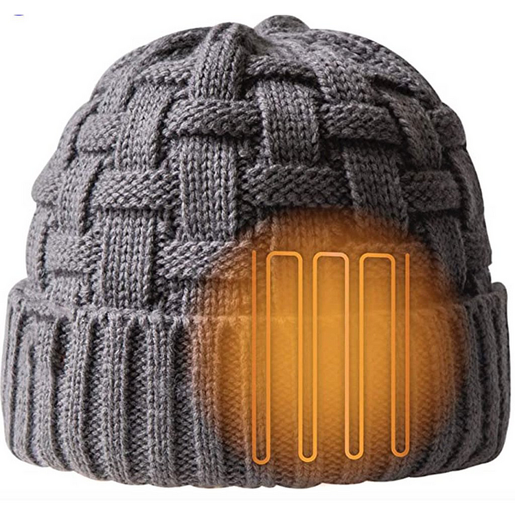 USB Electric Heated Hat - Men & Women Heated Knitted Hat - CODLINS - codlins.com