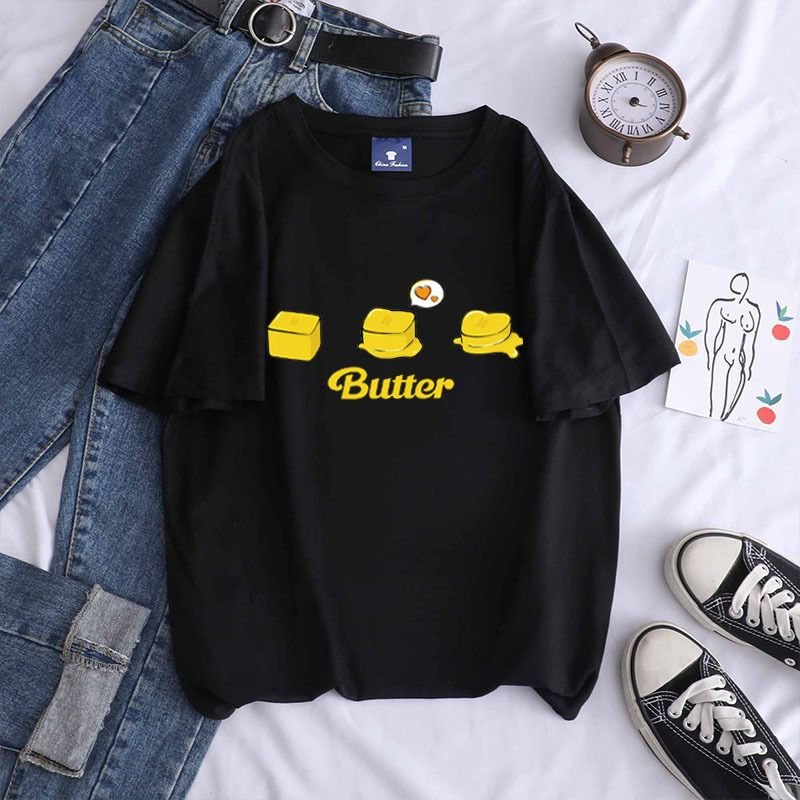 방탄소년단 Butter Candy Color Cotton T-shirt