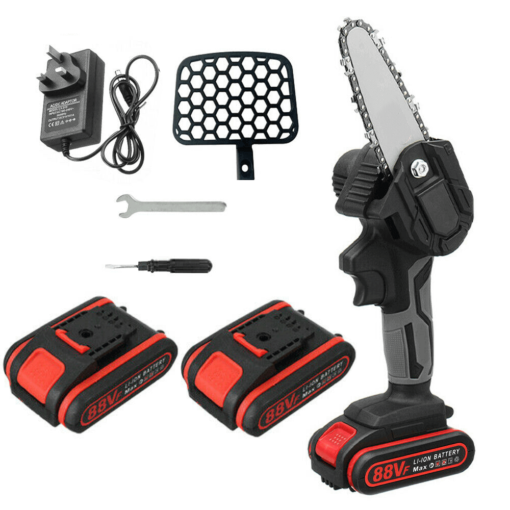 Mini Cordless Chainsaw Kit One-Hand Pruning Saw Cordless Electric Portable