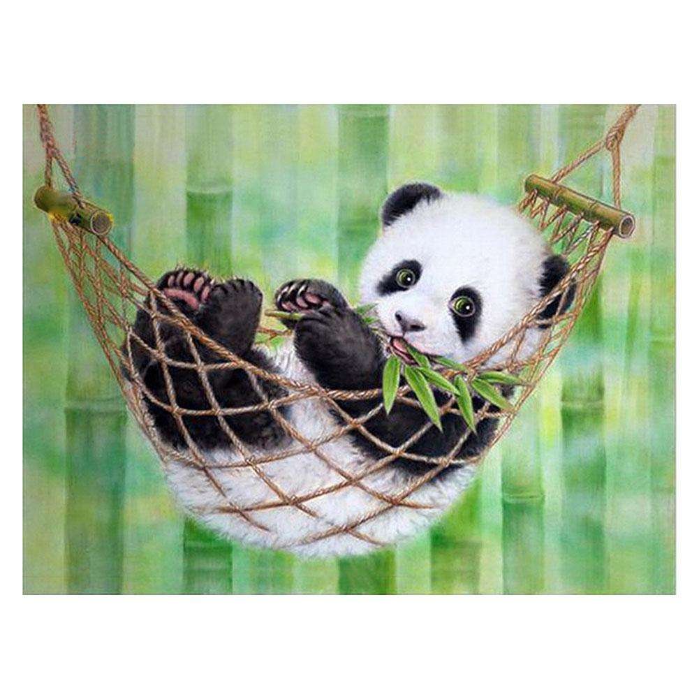 Full Round Diamond Painting Panda (40*30cm)