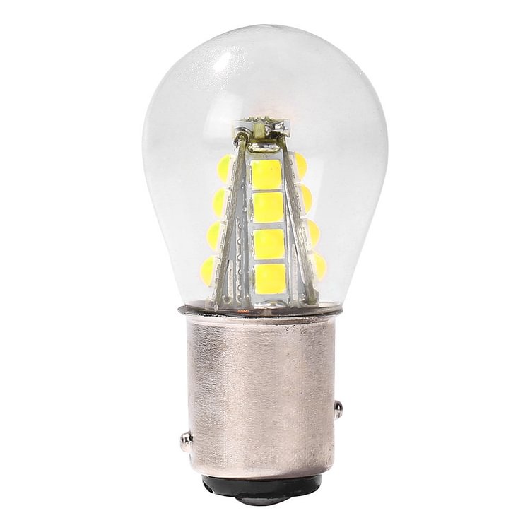 LED Car Bulb 1157 BAY15D 3030 SMD Glass Turn Signal Reverse Light Bulb 3W