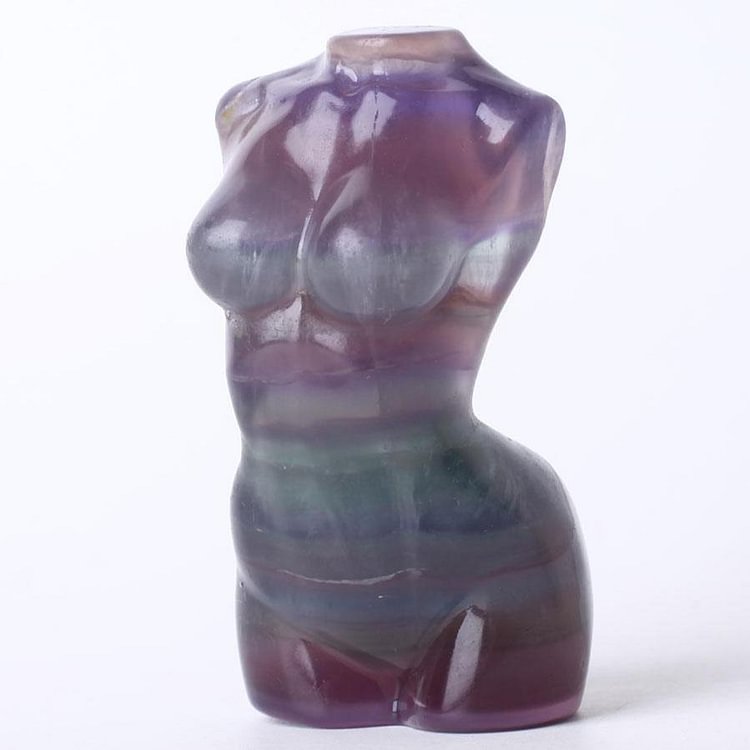 Fluorite Woman Body Figurine Crystal Carvings Crystal wholesale suppliers