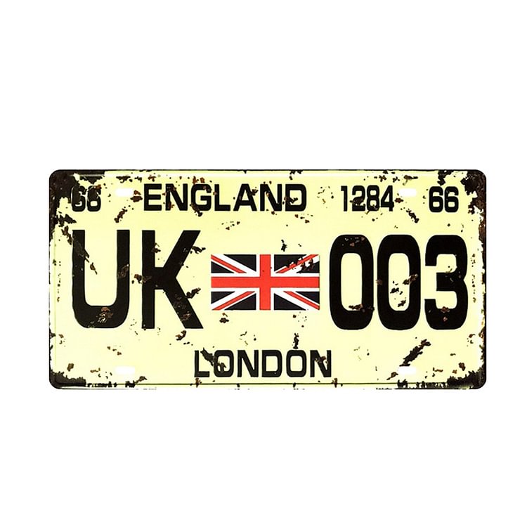 US City - Car Plate License Tin Signs/Wooden Signs - 30x15cm