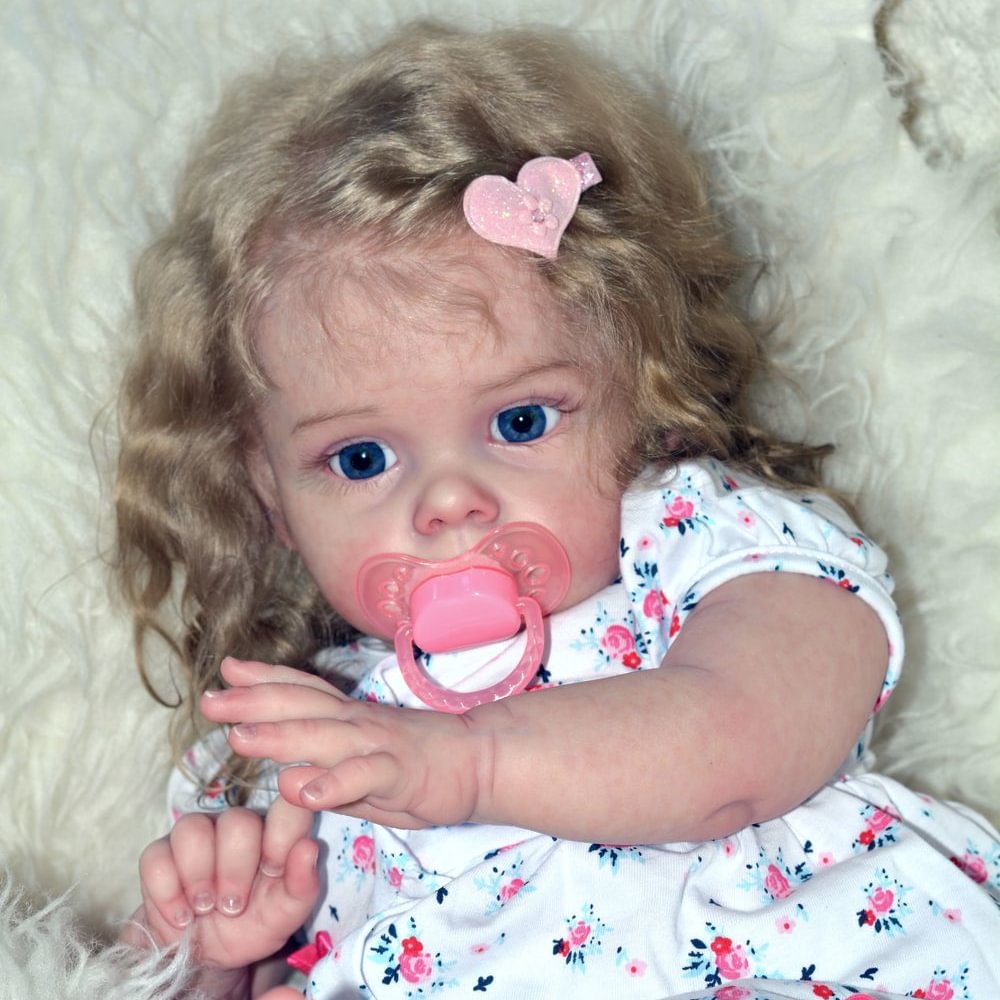 [Dolls with "Heartbeat" and Sound]15'' Sweet Authentic Reborn Doll Girl Named Mariah