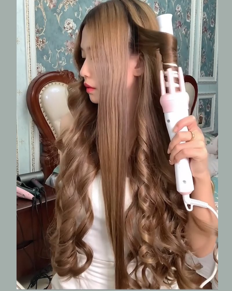 Automatic curling iron Negative Ion Automatic Rotating Hair Curler--Bstol