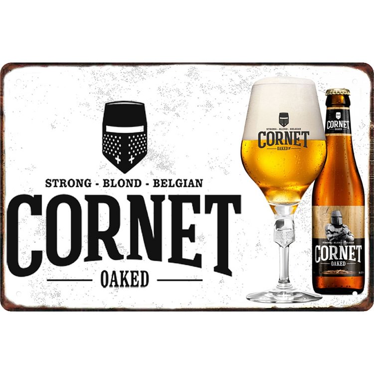 Cornet Beer - Vintage Tin Signs/Wooden Signs - 20x30cm & 30x40cm