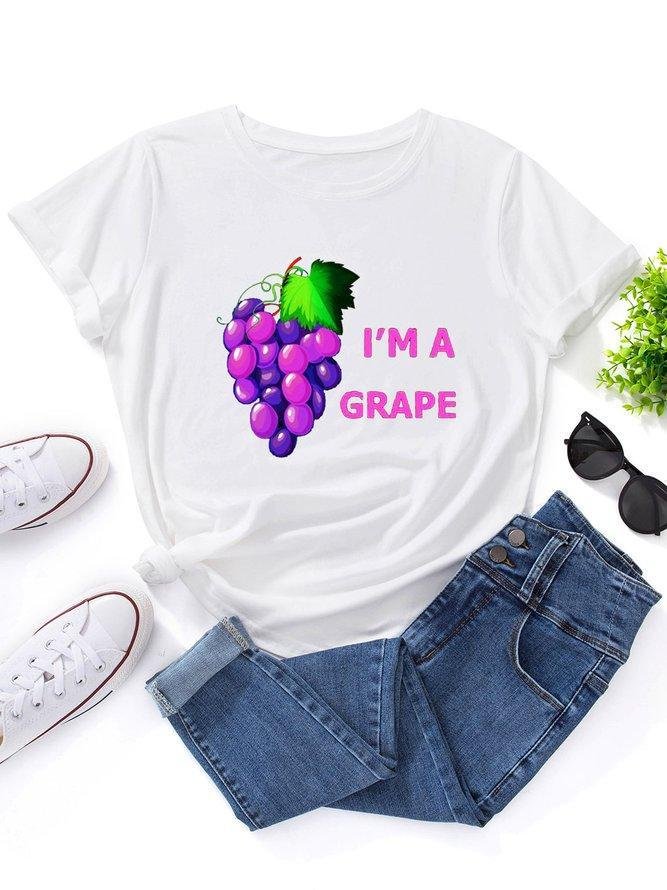 I’m A Grape Halloween Costumes Gifts Women T-shirt-Mayoulove