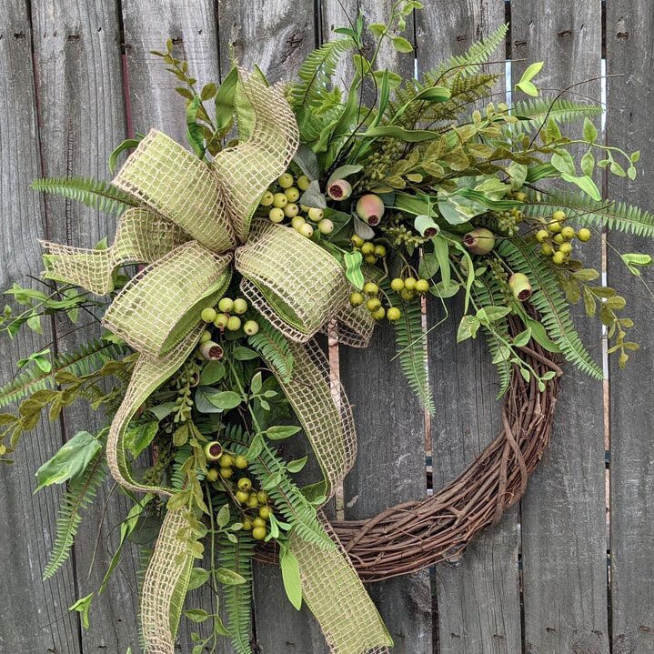 Pod Everyday Wreath Elegant Summer Outdoor Wreaths Grapevine Wreaths、、sdecorshop