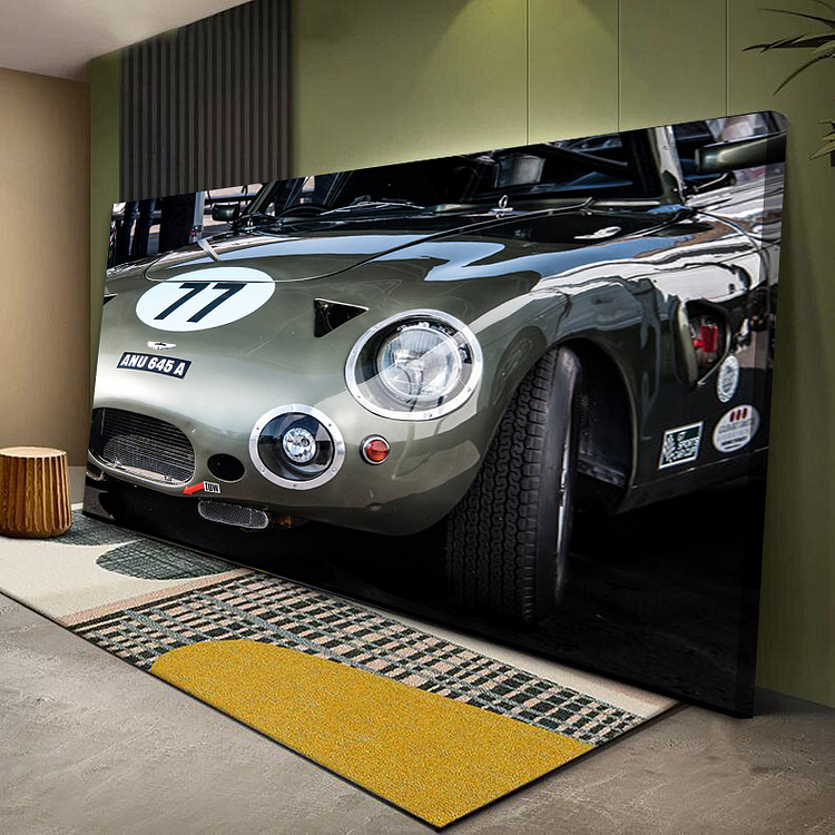 1 Piece Old Vintage Racing Car Wall Art Decor canvas Wall Art