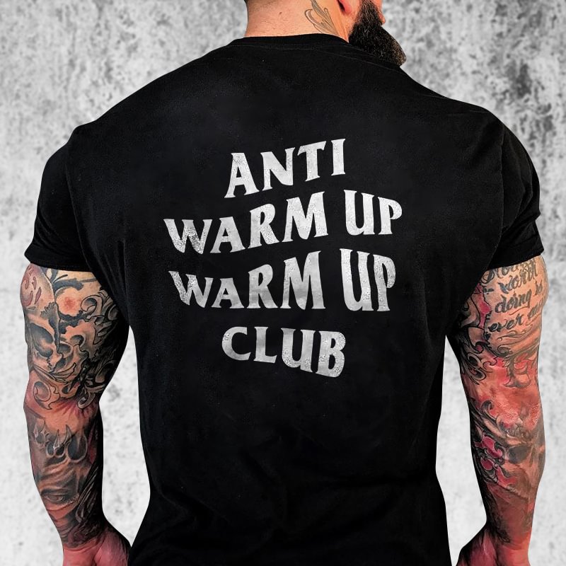 Livereid Anti Warm Up Club Print T-shirt - Livereid