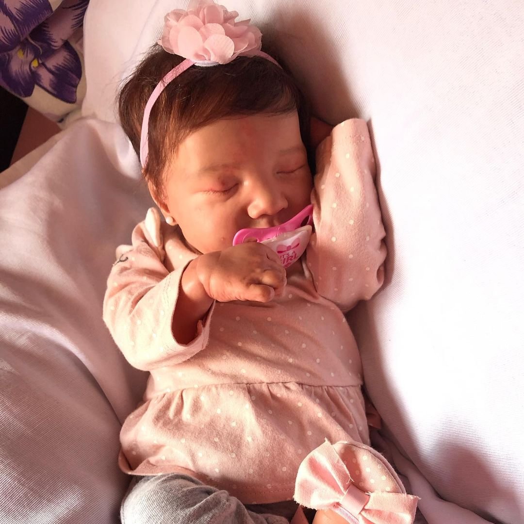 20'' Real Lifelike Cute Reborn Baby Doll Named Adeline