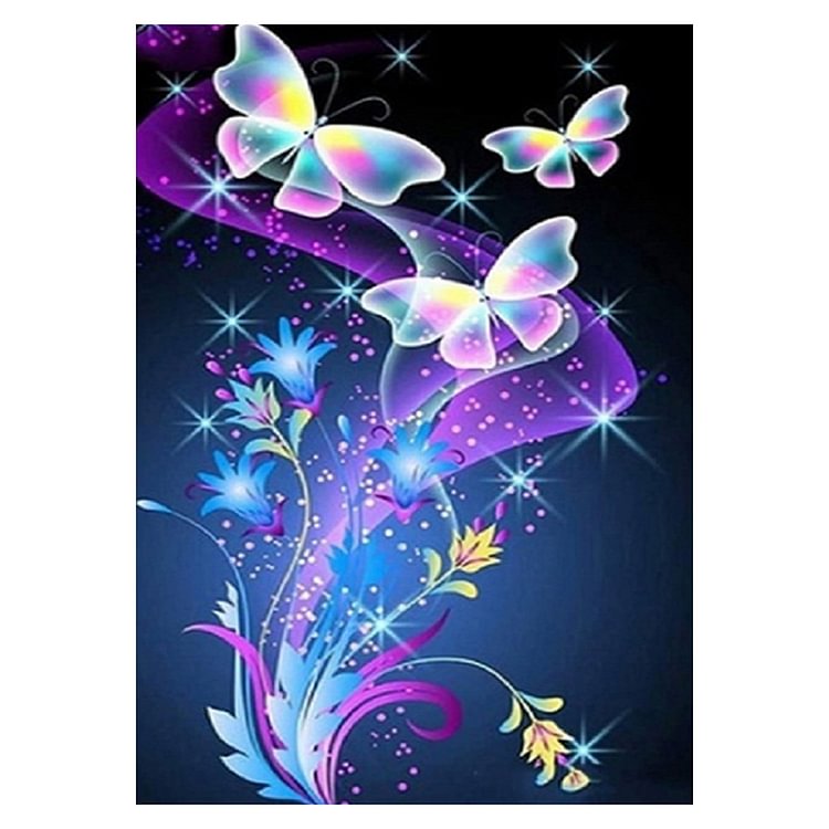 Butterfly-11Ct Stamped Cross Stitch-40*50CM