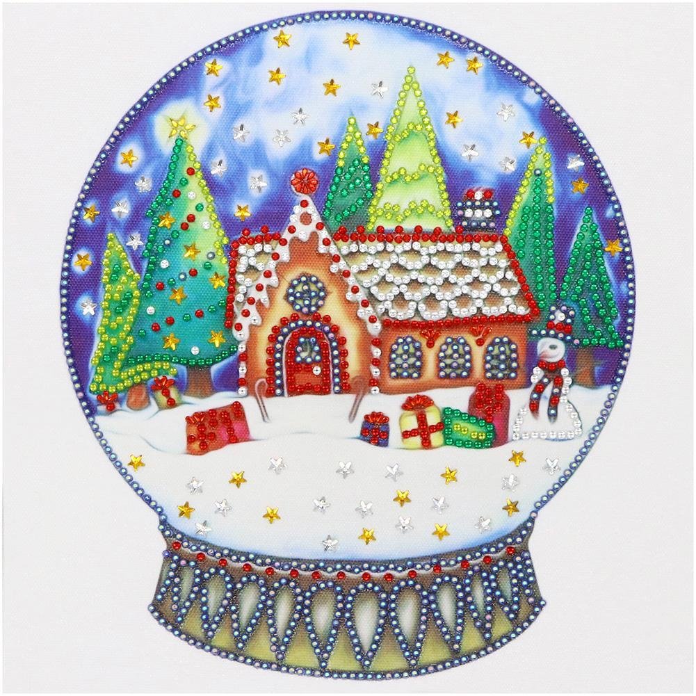 Full Round Diamond Painting Christmas House (30*30cm)