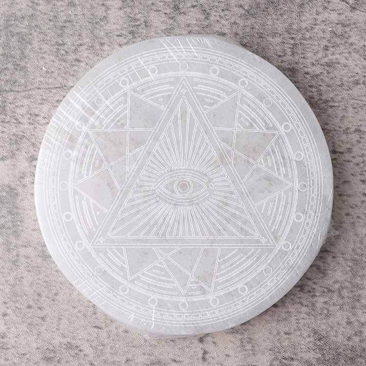 15cm Round Selenite Coaster Crystal wholesale suppliers