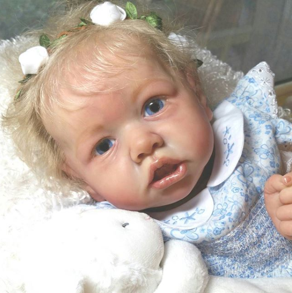 RSG LIFELIKE GALLERY®12'' Libbie Realistic Sweet Reborn Baby Girl Doll